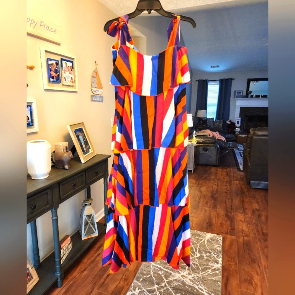Multi color sun dress
